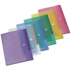 Djois Color Collection Dokumentenmappe 510259 DIN A5 Mehrfarbig Polypropylen 6 Stück