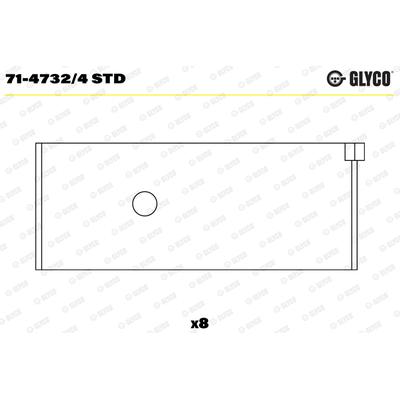 GLYCO Pleuellager 71-4732/4 STD für Suzuki