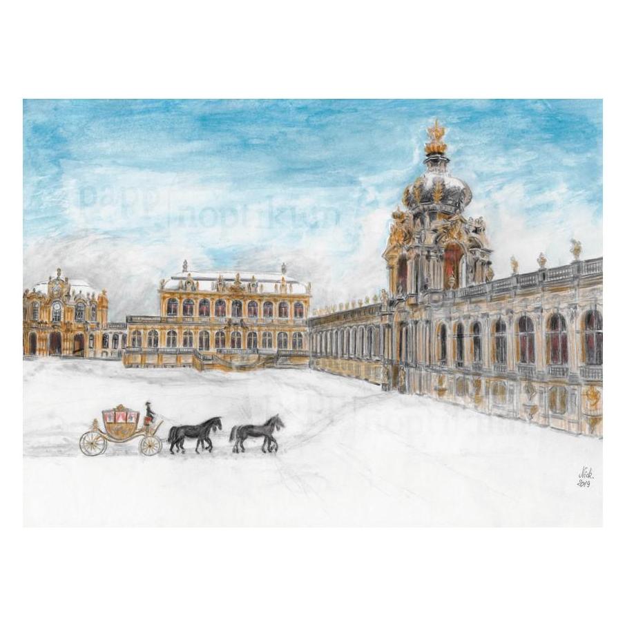 Pappnoptikum 1012 - Dresdner Zwinger (Klappkarte) (1012)
