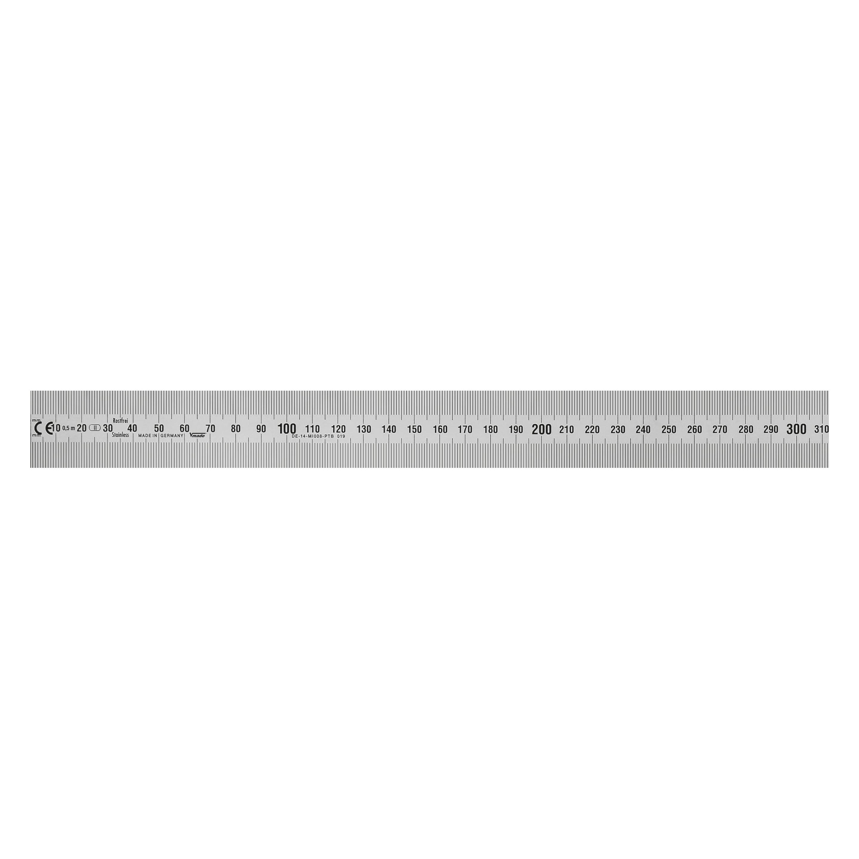 Vogel 1018010050 Lineal Edelstahl 500x30x1,0mm Typ A= mm/mm (50 cm) (58725921)