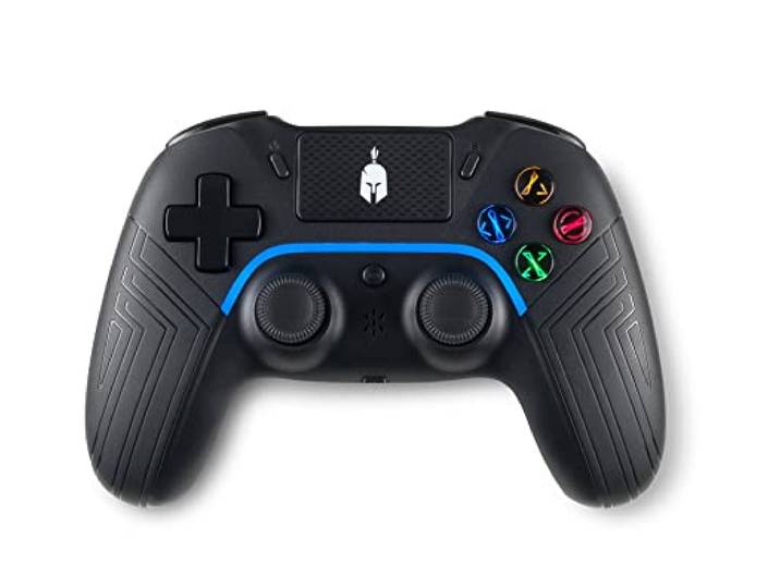Spartan Gear - Aspis 4 Wired & Wireless Controller (Compatible with PC [wired] and Playstation 4 [wireless]) (colour: Black)