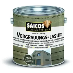 SAICOS Vergrauungs-Lasur, 2,5 L 7620 Graphitgrau