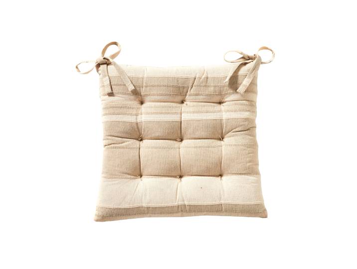 Galette de chaise carrée rayée - lot de 2 - Blancheporte