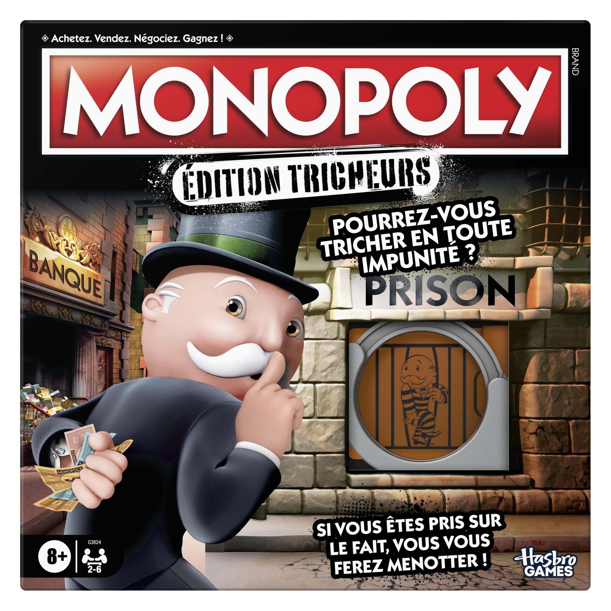 Hasbro Gaming Monopoly Cheaters Refresh, f (Französisch, 2 - 6 Spieler) (G38241011)