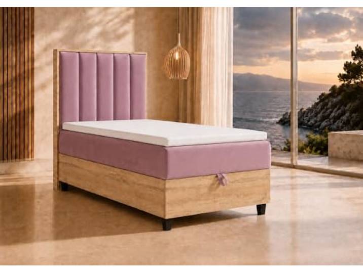 Best For Home Boxspringbett Trinity K10 80x200 Einzelbett mit Bettkasten