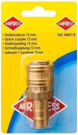 Airpress Snelkoppeling 13 mm Europese standaard 15 bar