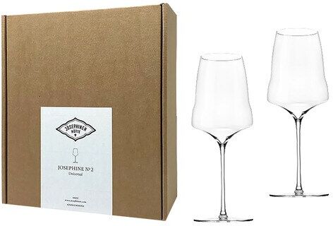 Josephinenhütte Estuche con 2 copas de vino Universal Josephine Nº 2 .