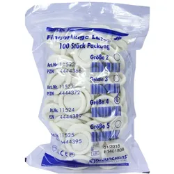 Fingerling OP Latex Gr.4 gerollt 100 St