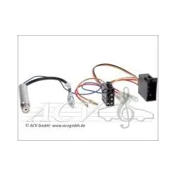 ISO Adapterkabel mit Phantomeinspeisung Audi / Seat / Skoda / VW Golf Passat ...