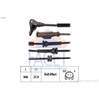 FACET Sensor, Raddrehzahl 21.0223 für Fiat