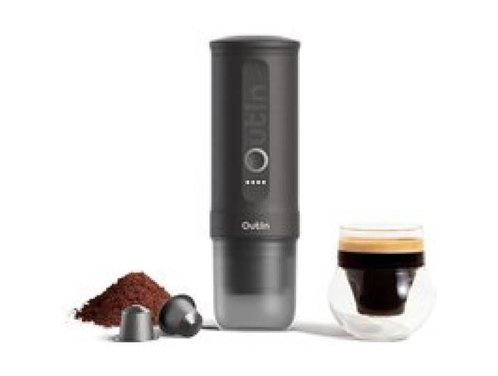 Machine à Expresso Nano Portable Auto-Chauffante USB-C - Compatible Café Moulu et Capsules Pour Voyage Camping et Randonnée