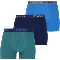 O'Neill Herren Boxershort Uni 3er-Pack - 7009 Outerspace/Murky Water/Powder - S