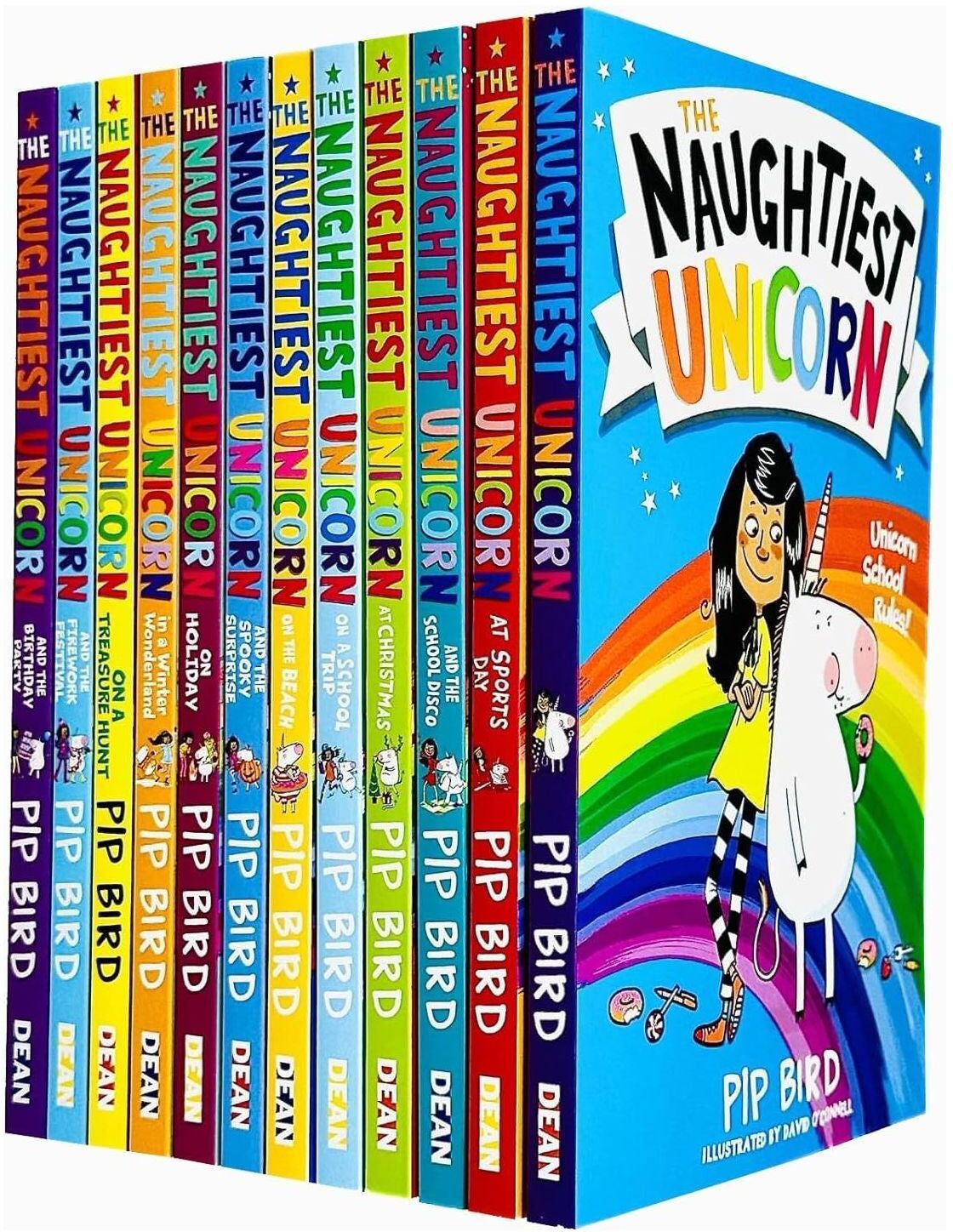 Egmont The Naughtiest Unicorn Series – 12 Books Collection Set by Pip Bird   Funny Unicorn Stories for Kids (School, Holidays, Adventures & More)