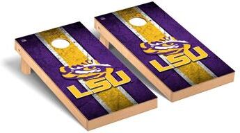 Skip's Garage Louisiana State LSU Tigers Vintage Cornhole Board Set