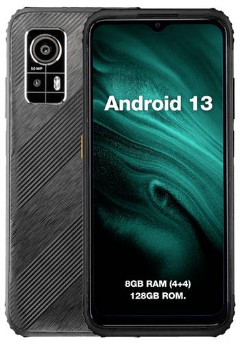 AGM Mobile 128GB Schwarz, Grau EEK C (A - G) 16.7cm (6.56 Zoll) Smartphone