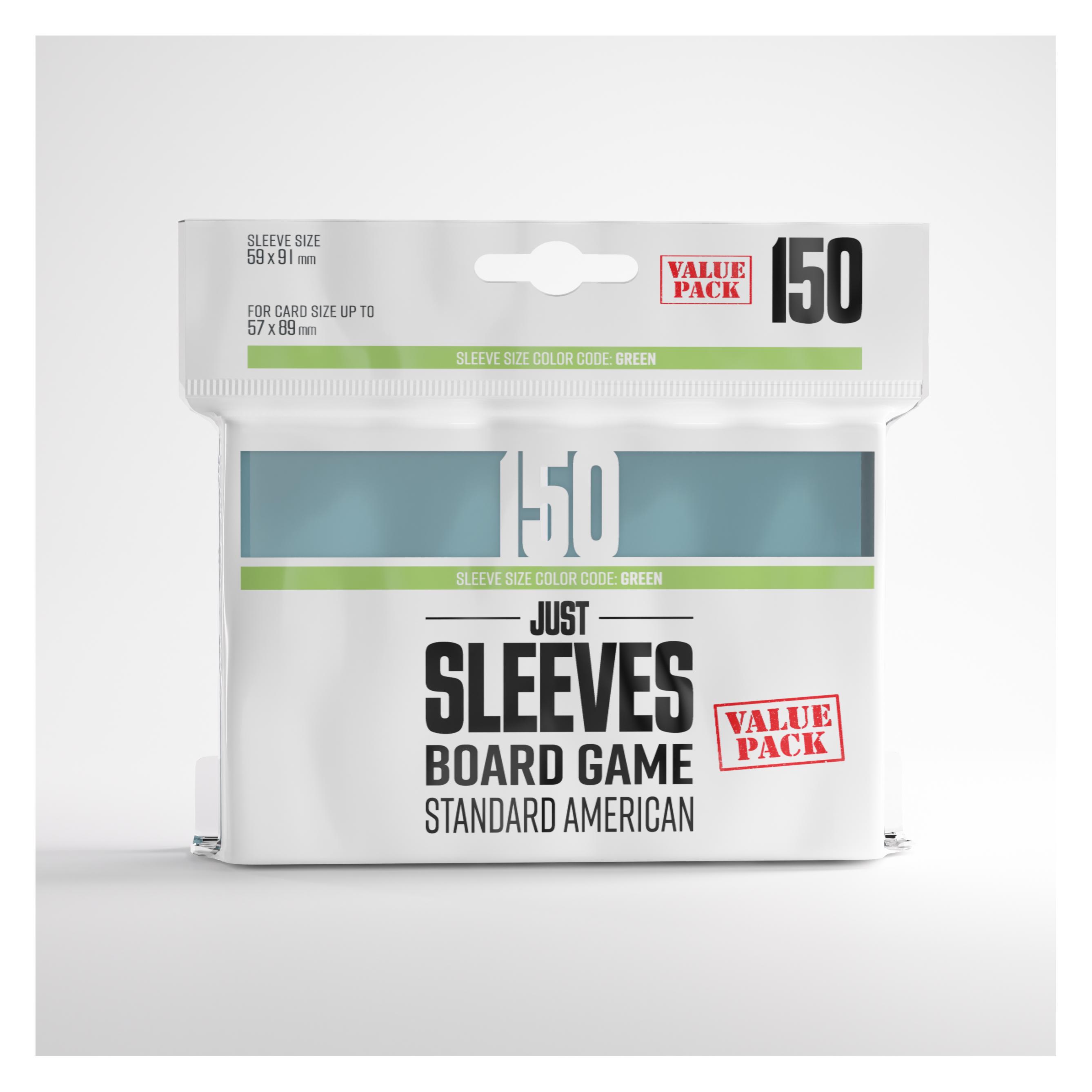 Gamegenic GGX10024 - Just Sleeves - Standard American Value Pack (150) (Einzelpack) (417960)