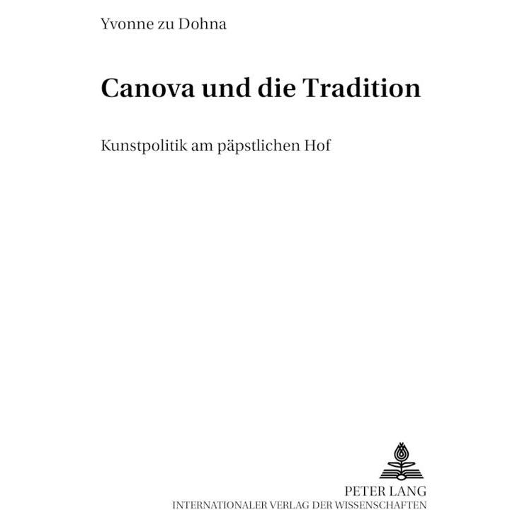 Peter Lang Canova und die Tradition (Deutsch, Softcover, Yvonne zu Dohna) (56031560)
