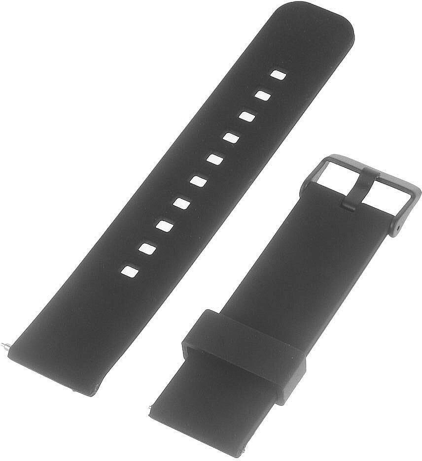 INCOVER Universal Silicone Watchband (22mm) - Sort