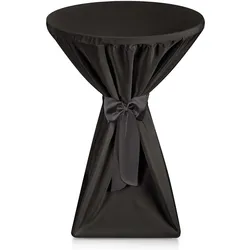 STEHTISCHHUSSE Premium Ø 60cm Schwarz