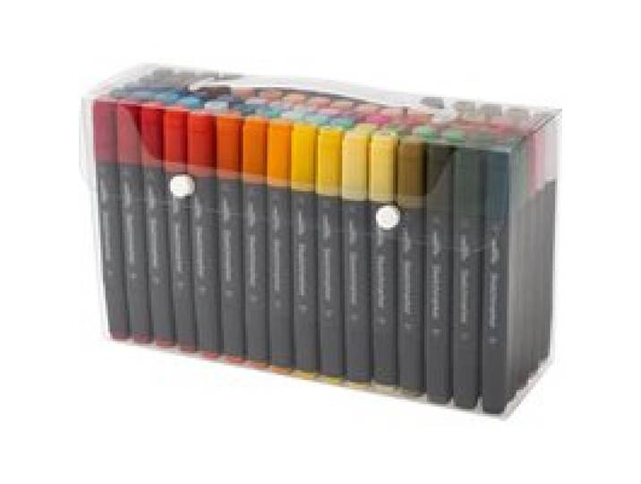 CRELANDO® Set XXL de marqueurs à dessin, 80 pièces