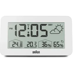 Braun Funkwetterstation, Wetterstation, Weiss