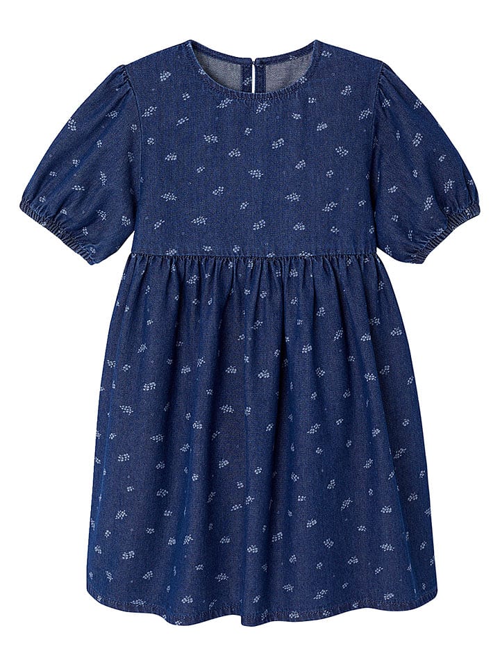 vertbaudet Jeans-Kleid ''Louisette'' in Dunkelblau - 116