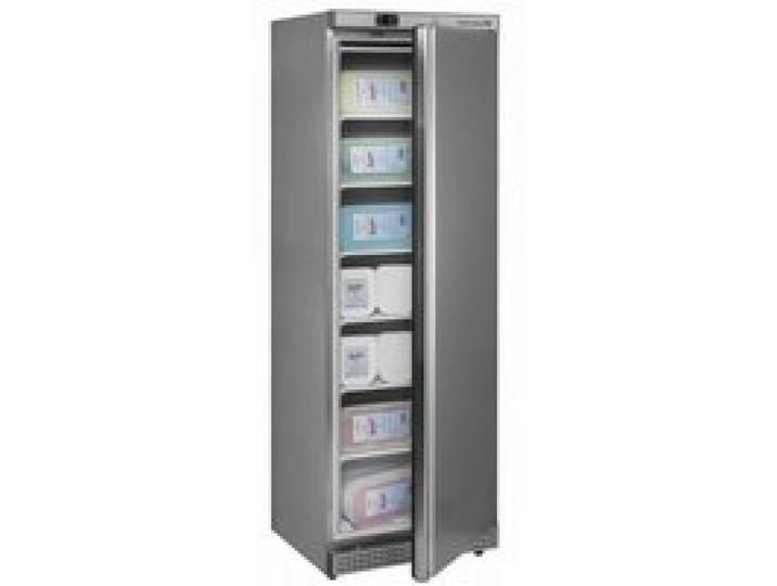 Congélateur inox réfrigéré 400 Litres 7 niveaux sur roulettes 150 W 220 V - MONO