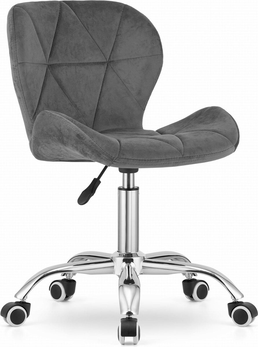 AVOLA Ergonomische Bureaustoel - Velvet - Grijs