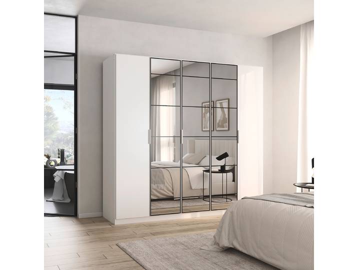 Drehtürenschrank Acero 226cm Weiß/Alpinweiß