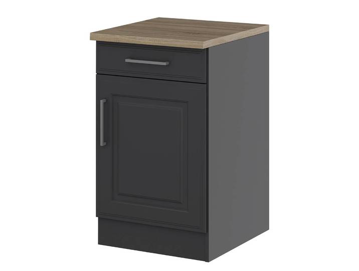 Meuble bas Rom I 50cm Gris/Gris
