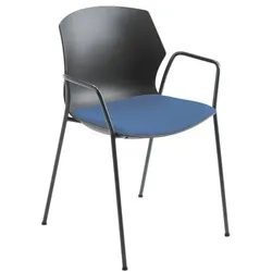 mayer Sitzmöbel Stapelstuhl »my Primo« mit Armlehnen blau, 42x46 cm
