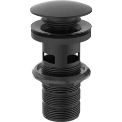 Push-Open Ideal Standard, schwarz matt, mit Überlauf