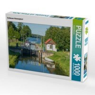 CALVENDO Puzzle Schleuse Himmelpfort 1000 Teile Lege-Größe 64 x 48 cm Foto-Puzzle Bild von Kerstin Waurick