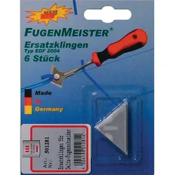 Ersatzmesser Fugenmeister Delta 6 Stück auf SB-Karte - 501281