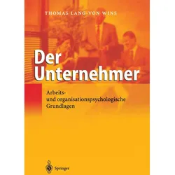 Der Unternehmer, Fachbücher von Thomas Lang-von Wins