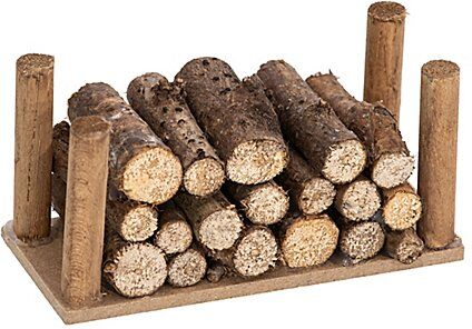 Holzstapel, 9 x 4 x 4 cm