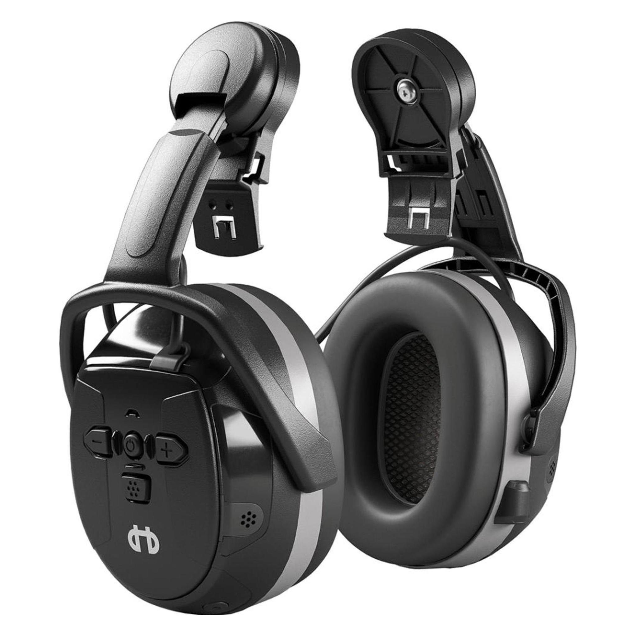 Hellberg Gehörschutz Xstream - BT/LD. aktiv. aktives Hören. Helm. Stufe 2, SNR28 grau (7391441002498)