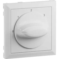 Legrand 765132 SEANO Abdeckung für 3-Stufenschalter (0,1,2,3), Farbe: Ultraweiß