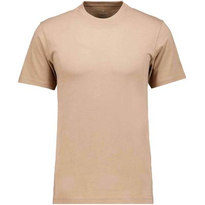 T-Shirt RAGMAN, Herren, Gr. 3XL, beige (zimt, 088), Jersey, Baumwolle, regular fit, Rundhals, Shirts T-Shirt