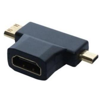 Shiverpeaks BS77414 Kabeladapter HDMI Type A (Standard) HDMI-D + HDMI-C Schwarz (BS77414) (BS77414)