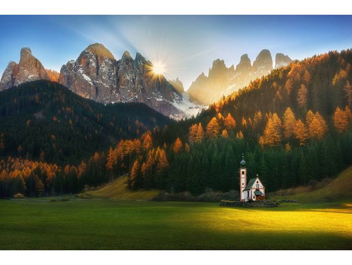 Fototapete PAPERMOON Photo-Art KRZYSZTOF BROWKO, SANTA MADDALENA , bunt, B:5m L:2,8m, Vlies, Tapeten, Fototapete