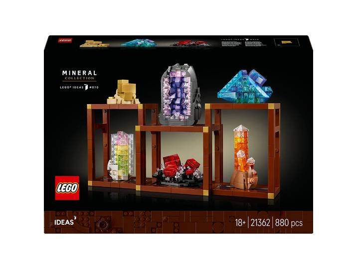 LEGO Ideas - Collection de Minéraux - Set de Construction - Adulte - 21362