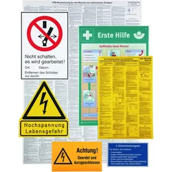 Dehn + Söhne, Sicherheitskennzeichnung, Söhne Warn-/Hinweisschildersatz WHSS EA K#700050