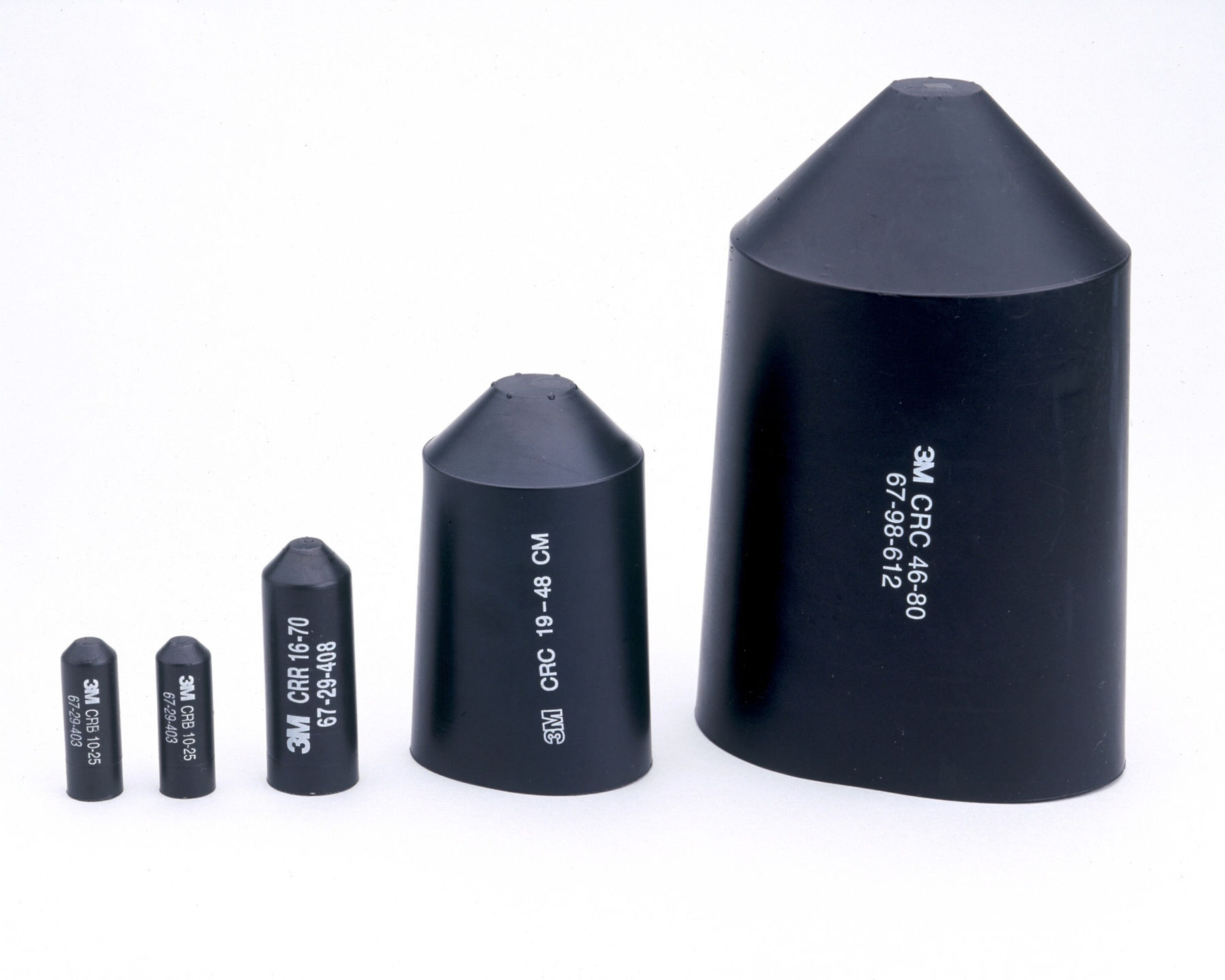 3M Warmschrumpf-Endkappe SKE 158/63 mm 62/158 schwarz (7000061604)
