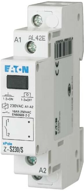 Eaton Interrupteur à impulsion 230VAC/16A/1S Z-S230/S (265262)