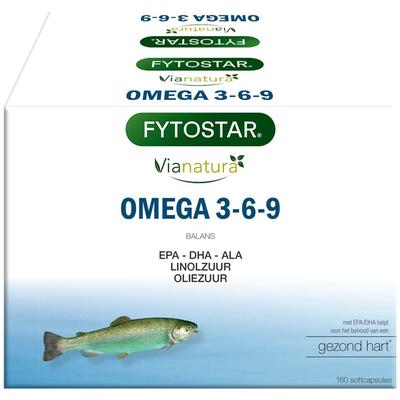 Fytostar Vianatura Omega 3-6-9 160 capsules St Kapseln
