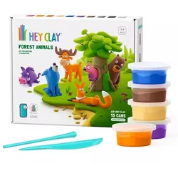 Hey Clay Modellierset: Waldtiere