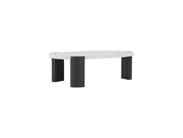 Design Couchtisch „Kress“ Beige/Schwarz VE DESIGN