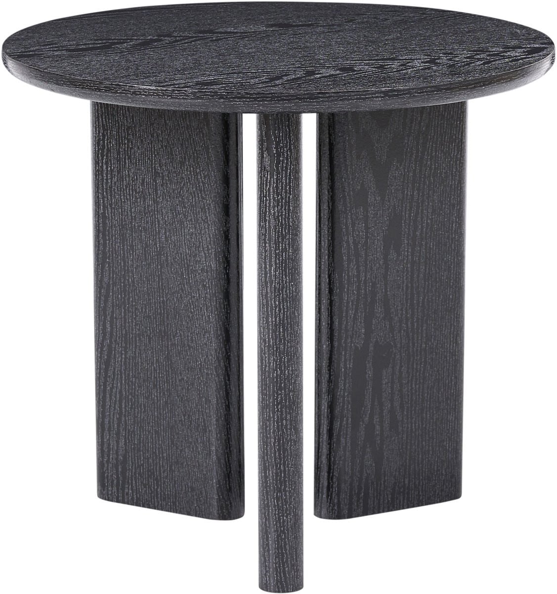 Beliani Bijzettafel Zwart MDF