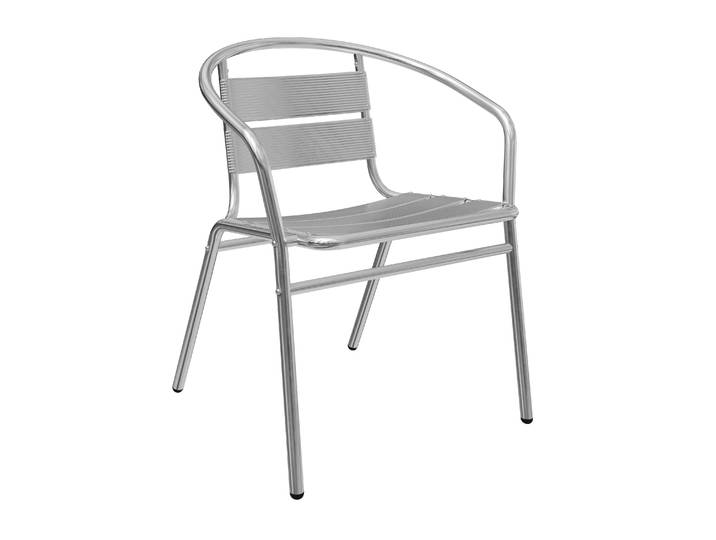 Gartenstuhl NOA Aluminium silber